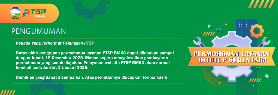 Permohonan Layanan Ditutup Sementara